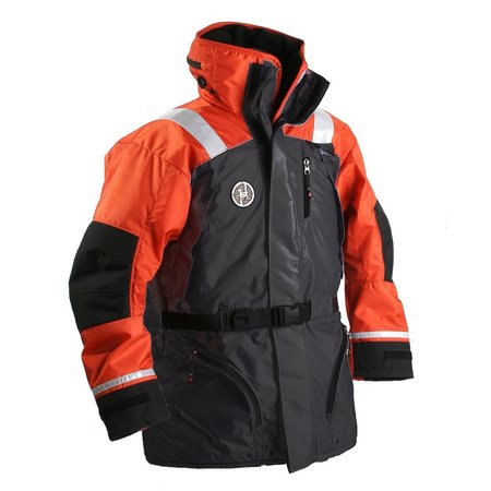 FIRST WATCH AC-1100 Flotation Coat - Orange/Black - XXL AC-1100-OB-XXL